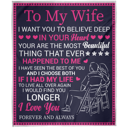 To My Wife | Fleece Blanket