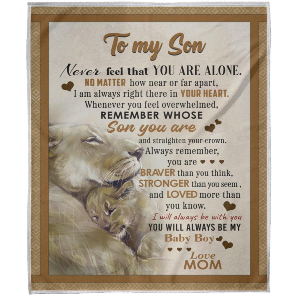 To My Son | Fleece Blanket