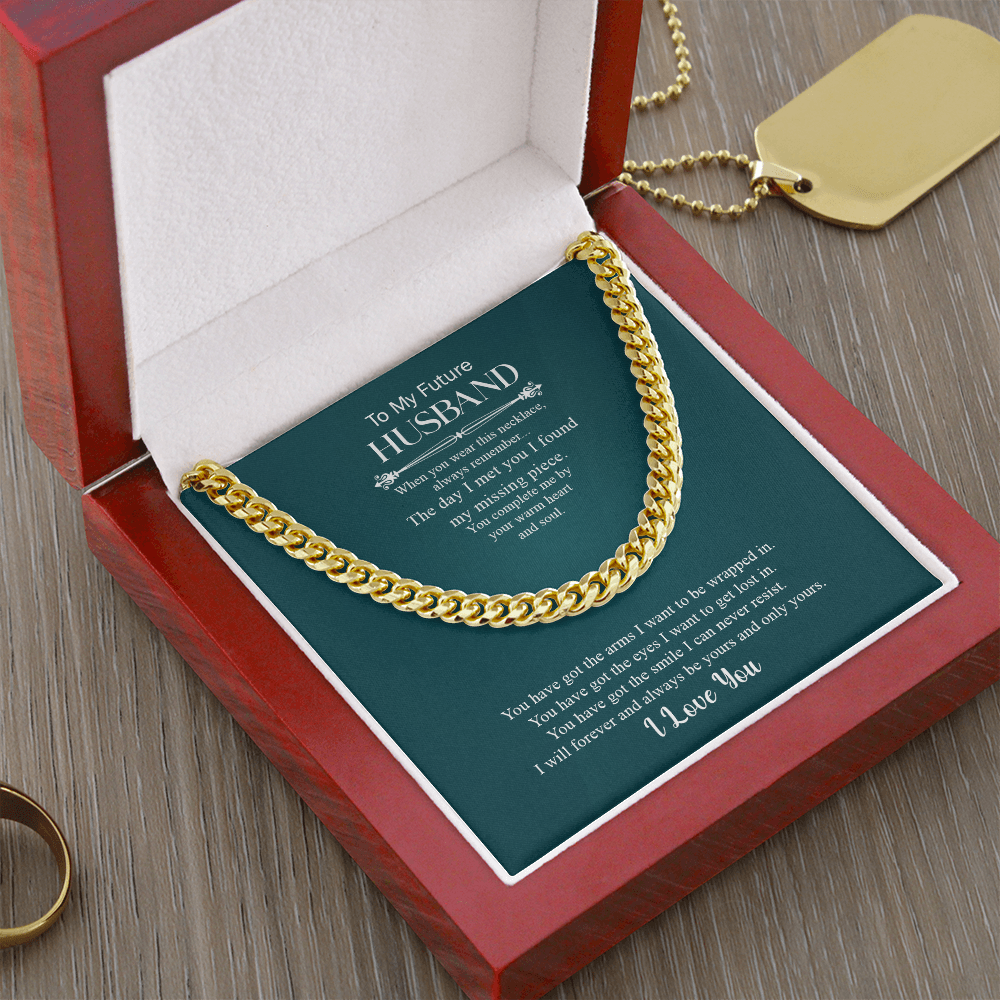 To My Future Husband | Cuban Link Chain