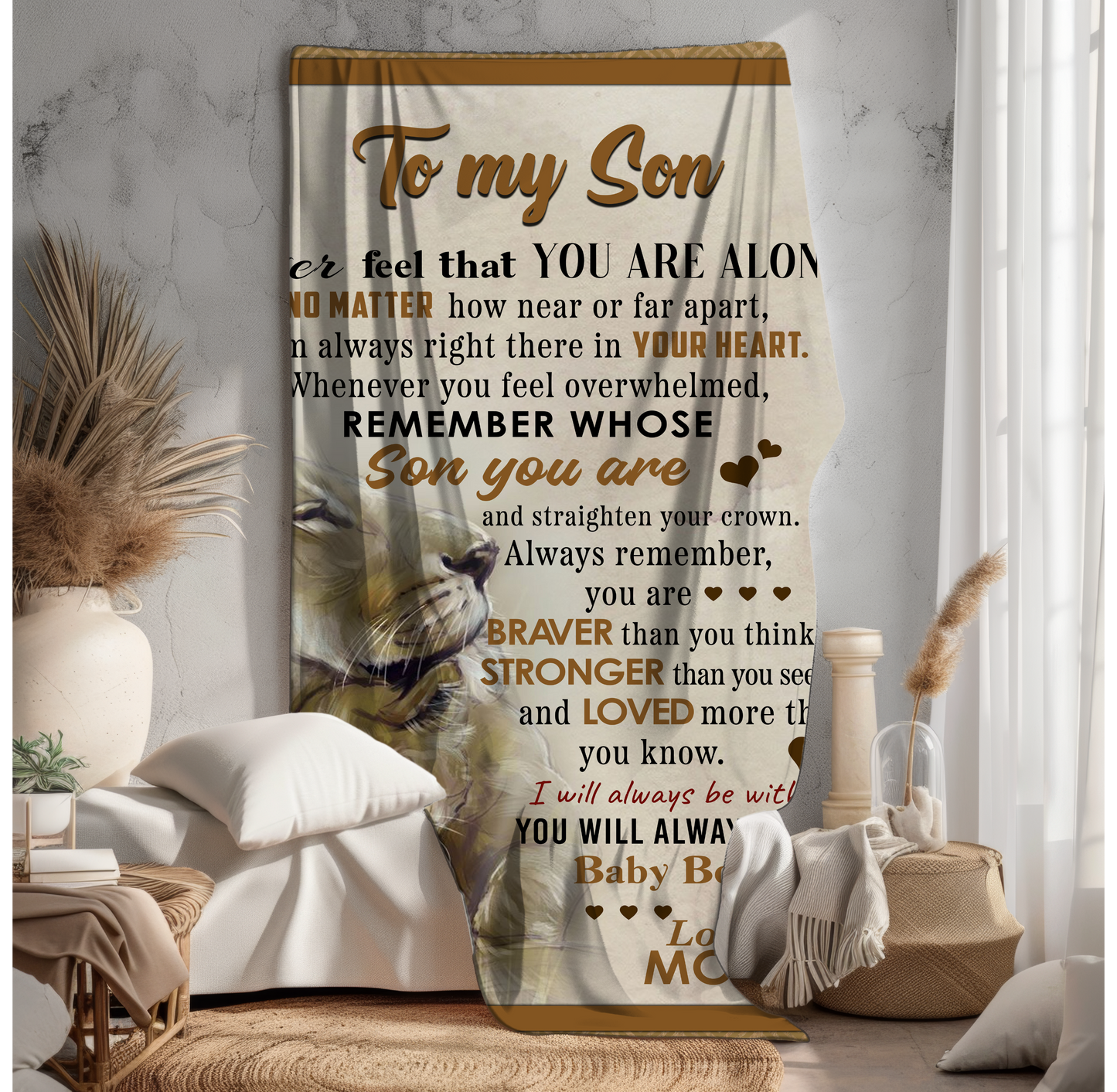 To My Son | Fleece Blanket