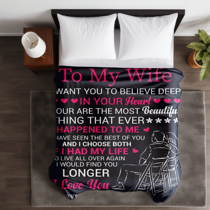 To My Wife | Fleece Blanket