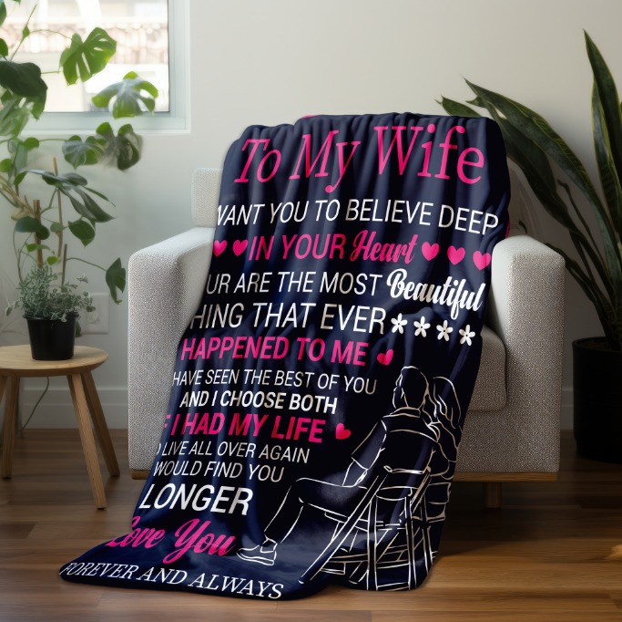 To My Wife | Fleece Blanket